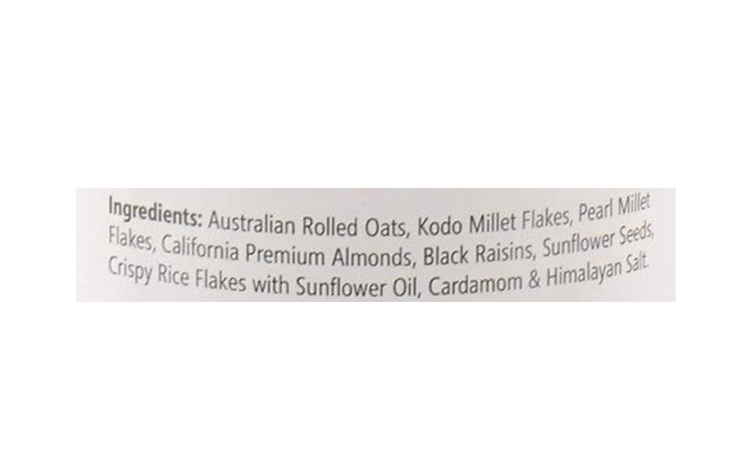 Sirimiri Premium Toasted Millet Muesli, Loaded With Almonds And Raisins   Container  500 grams